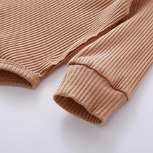 Lade das Bild in den Galerie-Viewer, Geripptes Lounge-Set mit Knöpfen freeshipping - Happy Giggles