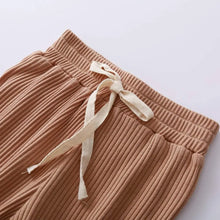 Lade das Bild in den Galerie-Viewer, Geripptes Lounge-Set mit Knöpfen freeshipping - Happy Giggles