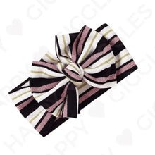 Load image into Gallery viewer, Haarband &quot;Stripe&quot; mit Glitzer freeshipping - Happy Giggles
