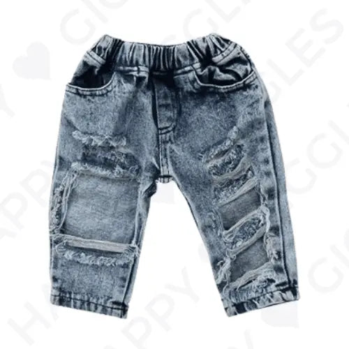 Kleine Jeans im Used-Look freeshipping - Happy Giggles
