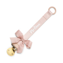 Load image into Gallery viewer, Schnullerband - Powder Pink *personalisierbar* - Happy Giggles
